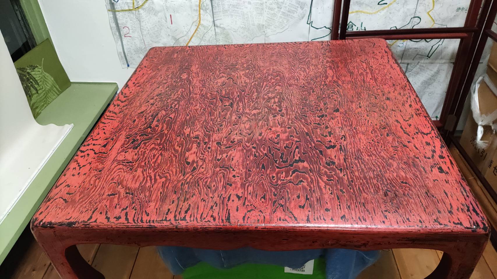 家具修理 漆の座卓塗装修理 「家具の病院」 - ダニエルブログ